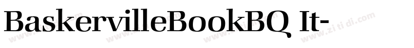 BaskervilleBookBQ It字体转换